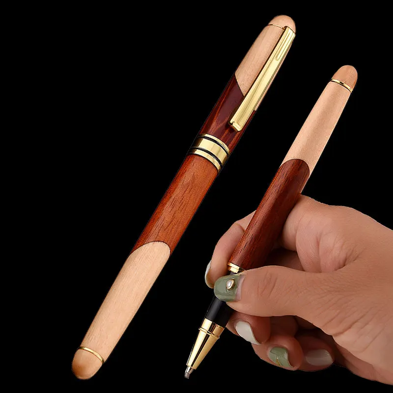 signing pen Деревянная ручка, деревянная офисная подарочная ручка в деловом стиле, офисные канцелярские принадлежности для школьников, инструмент для письма, деревянная ручка, модная Ретро Ручка для встречи - Цвет: signing pen