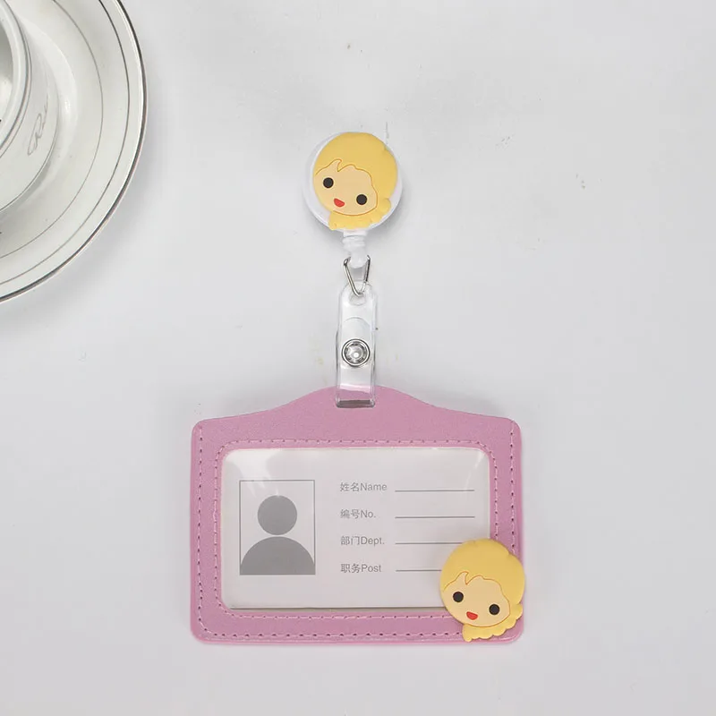 Дизайн медсестры раскладной держатель для бейджа Pull ID карты значок держатель Зажим для ремня с держателем для больницы, для школы офиса - Цвет: 2