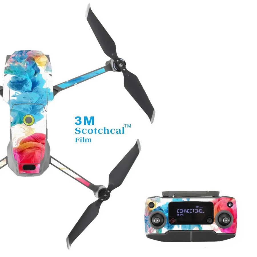 Водонепроницаемый ПВХ наклейки Наклейка кожного покрова обертывание для DJI MAVIC 2 Pro Zoom Drone Body Arm пульт дистанционного управления запасные части