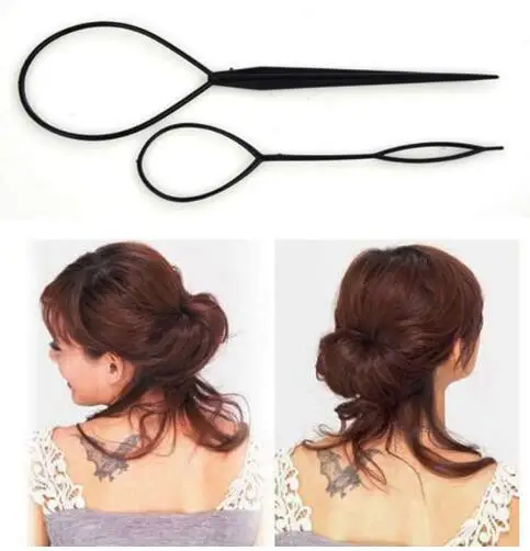 2 компл./лот лидер продаж шикарная Волшебная коса с хвостом заколка для волос