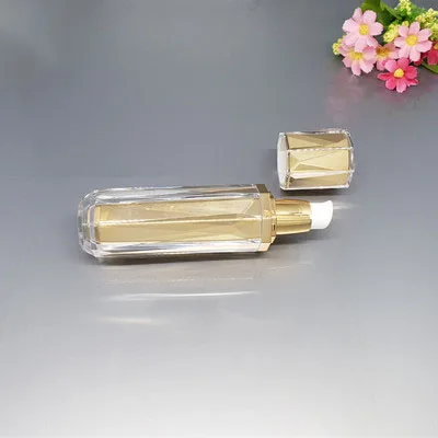 50ml Lotion Pump Золотая бутылка в форме птичьего гнезда пустая бутылка с распылителем эссенция лосьон насос бутылка Акриловая банка для крема контейнер флакон для косметики 5 г 30 г 50 г - Цвет: 50ml Lotion Pump