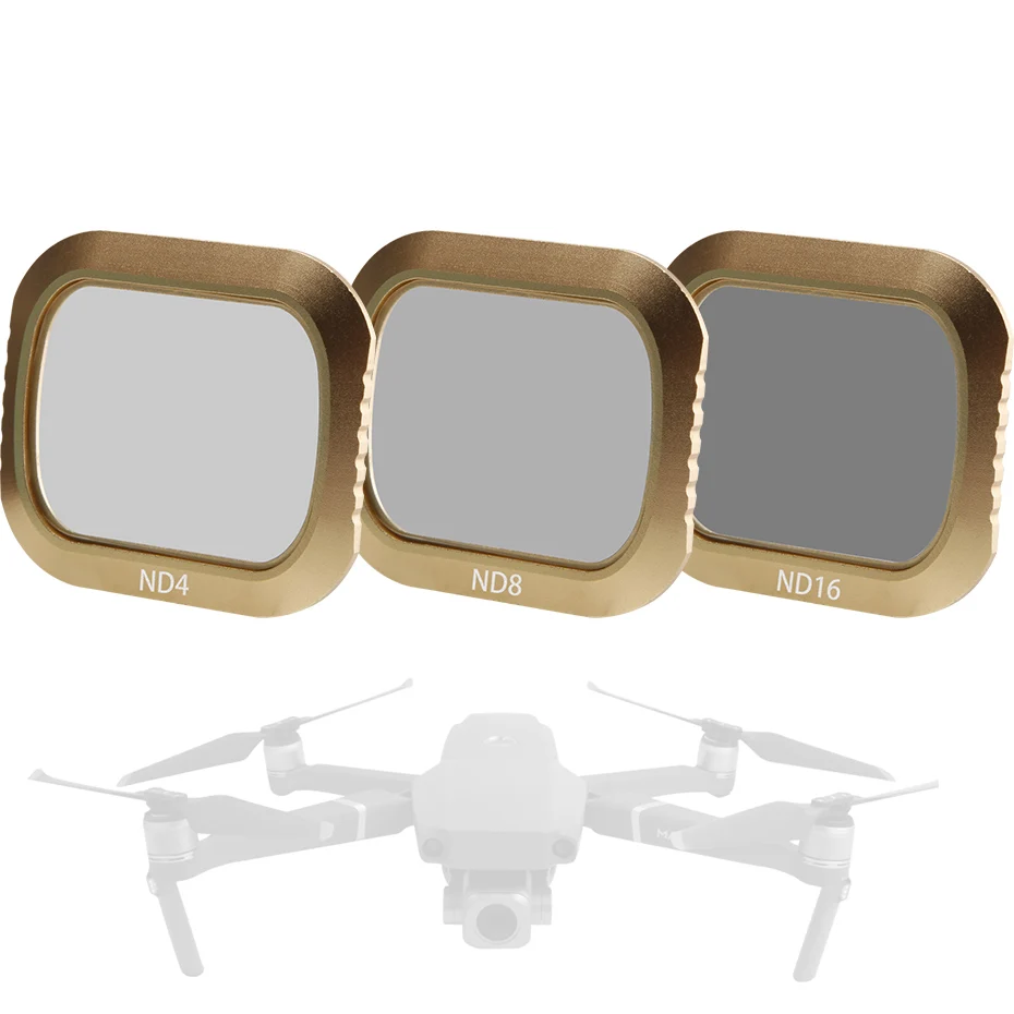 ND 4 8 16 Для Mavic 2 Pro фильтр для дрона нейтральной плотности ND 4 8 16-PL многослойное пленочное покрытие фильтры для DJI Mavic 2 Pro Аксессуары для камеры - Цвет: ND 4 8 16