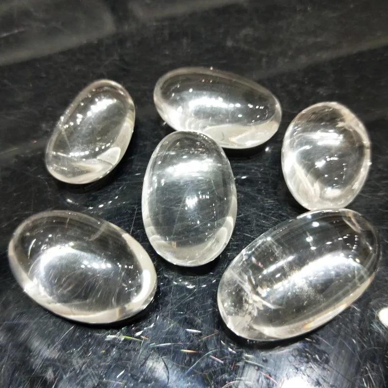 6pcs natural clear quartz crystal Gravel stones crystals specimen reiki healing Rock minerals fish tank home Decoration 30-40mm | Дом и сад