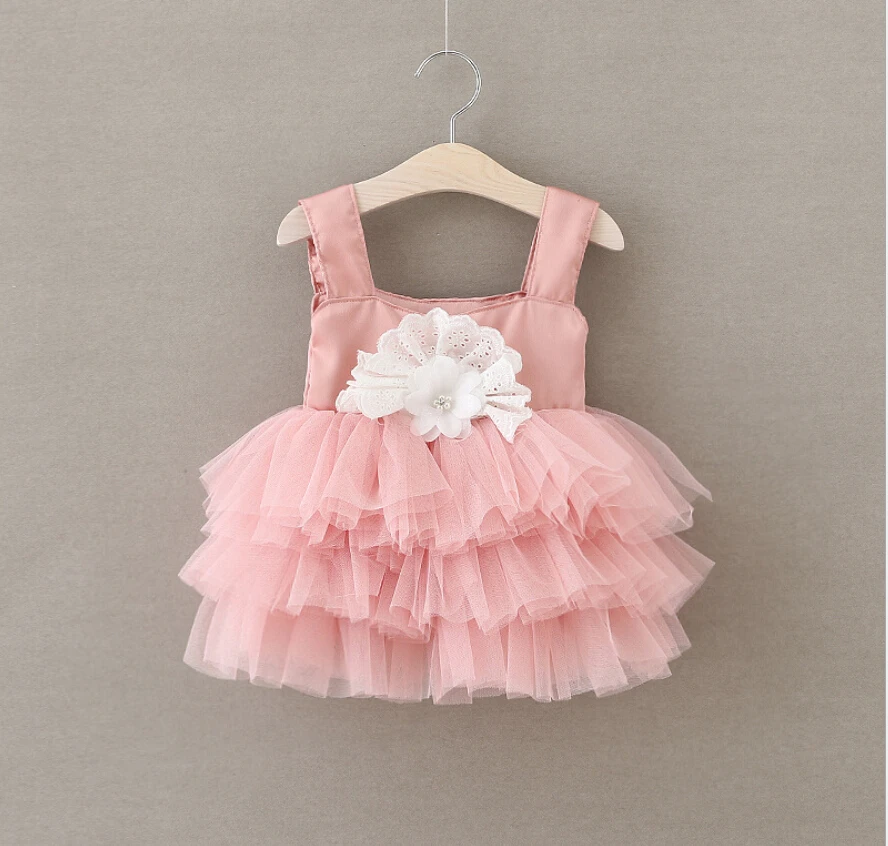 Новые детские детское кружевное платье с цветочным рисунком нарядные платья