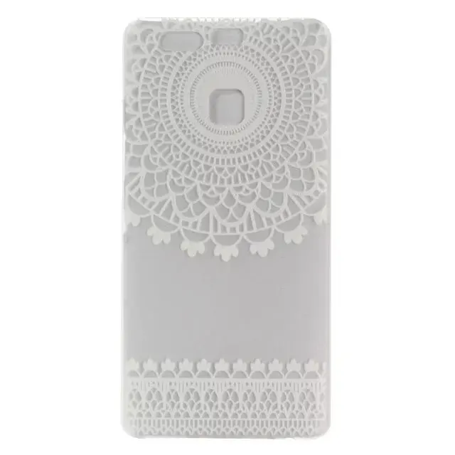Золотой Пикантные Пейсли Кружева Мандала Henna Цветочный Жесткий ПК телефон чехол для huawei Nova P8 Lite P9 P9 Lite p10Lite P10 плюс - Цвет: Золотой