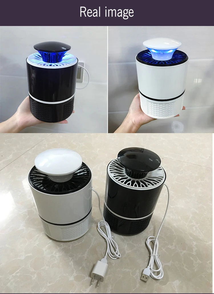Mosquito killer USB Электрический комаров killer лампа Фотокатализ немой домашний светодиодный жучок ловушка для насекомых Zapper ловушка без излучения