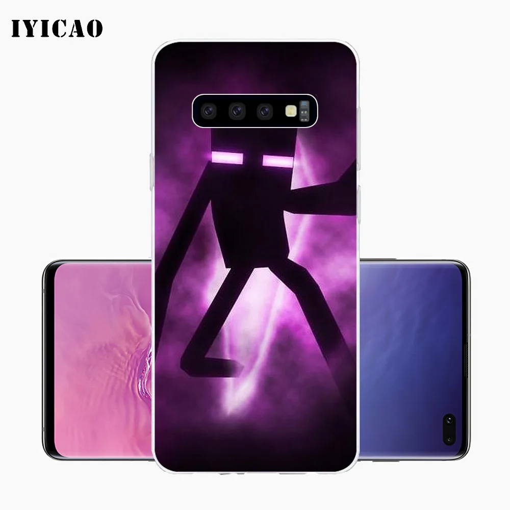 IYICAO Minecraft World game Мягкий силиконовый чехол для телефона samsung Galaxy S10e S10 S9 S8 Plus S7 Edge TPU |