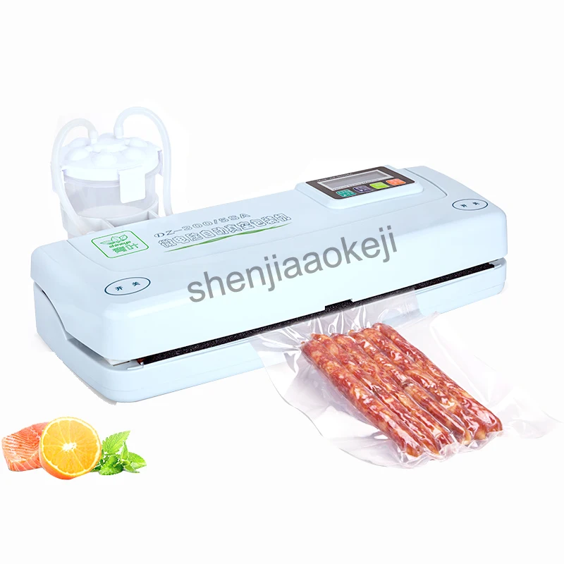 

Household Food Vacuum Sealer Packaging Machine Film Sealer Vacuum Packer Food vacuum packaging machine -0.8mpa 220V 150W 1pc