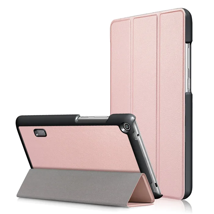 Искусственная кожа Стенд чехол для Huawei MediaPad T3 7.0 bg2-w09 7 дюймов Планшеты+ 2 шт. Экран протектор