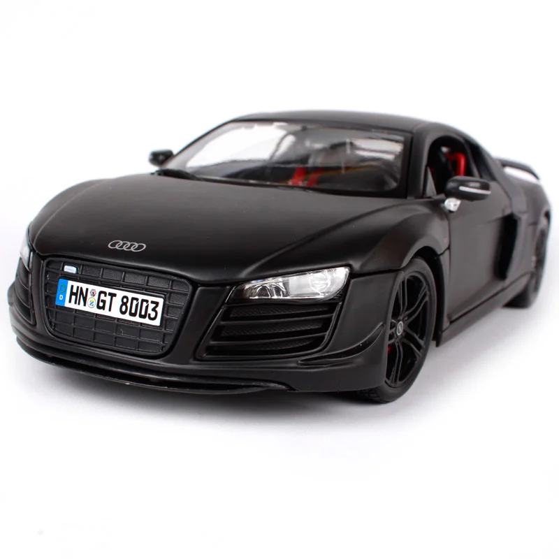 Maisto 1:18 audi r8, крутой черный автомобиль, литье под давлением, премьера, лимузин, автомобильный литье под давлением для коллекционирования модных моделей автомобилей, подарок для мужчин 36190