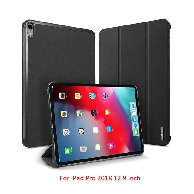 Black Магнитный чехол DUX DUCIS для iPad Pro 11, кожаный флип-чехол для iPad Pro 11 12,9 дюймов, защитный чехол для планшета Etui, новинка - Цвет: Black