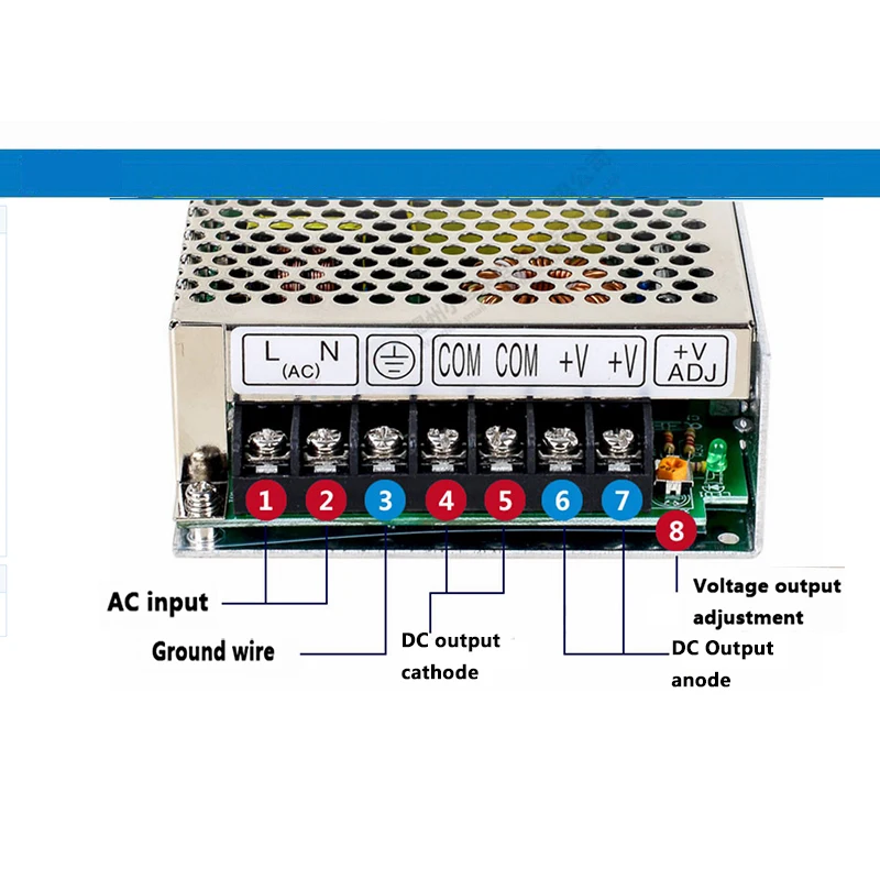 S-100-12 100W 12v 8.5A Источник питания переменного и постоянного тока с одним выходом для