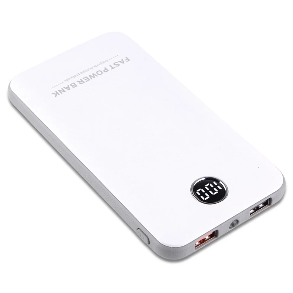 Vogek10000mAh Quick Charge 3,0 power Bank 2i внешний аккумулятор банка 18 Вт Быстрая Зарядка power Bank с двойным USB выходом для телефона