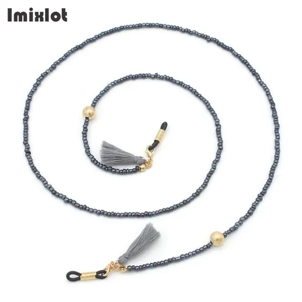 Imixlot 1 предмет Mix Стиль женские разноцветные кисточки, Линзы для очков, рыбной ловли, солнцезащитные очки цепочка для очков для чтения для телефона, держатель для телефона шейный ремешок веревка - Цвет: 0180