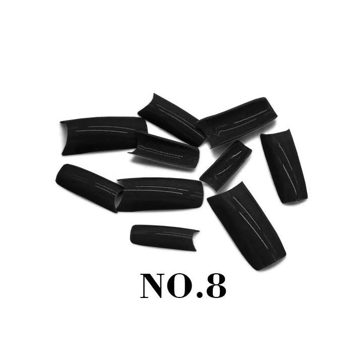 NO.8 Kimcci 500 шт/партия 24 конфеты цвета французские накладные ногти советы Радужный цвет Искусственные наклейки на ногти Красота Инструменты для маникюра - Цвет: NO.8