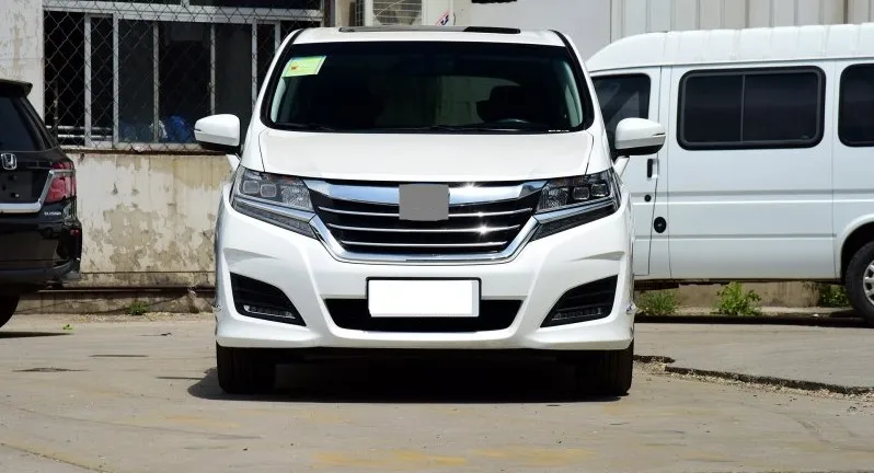 Хром передний бампер Верхняя решетка радиатора гриль Подходит для HONDA ELYSION 2016-2018 1