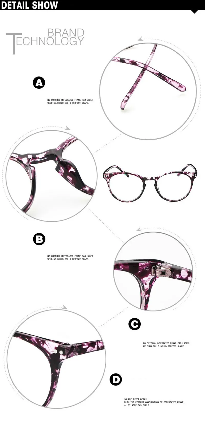 Новая мода ретро мужские очки оправа простые женские очки oculos de grau masculino