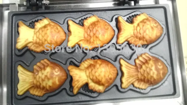 Вафельница Снэк мини-машина Taiyaki вафельница в форме рыбы электрическая машина