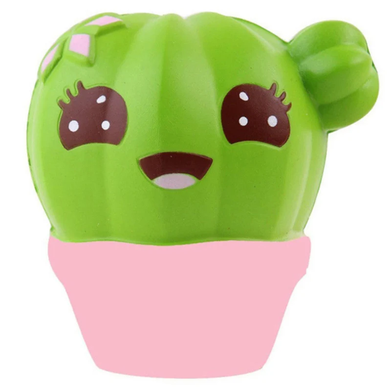 Cactus Jumbo Princess Squishy Unicorn Белоснежка Кукла каваи медленно поднимающийся мягкий хлеб ароматическая сжимающая Игрушка снятие стресса Забавный Подарок для ребенка - Цвет: Cactus