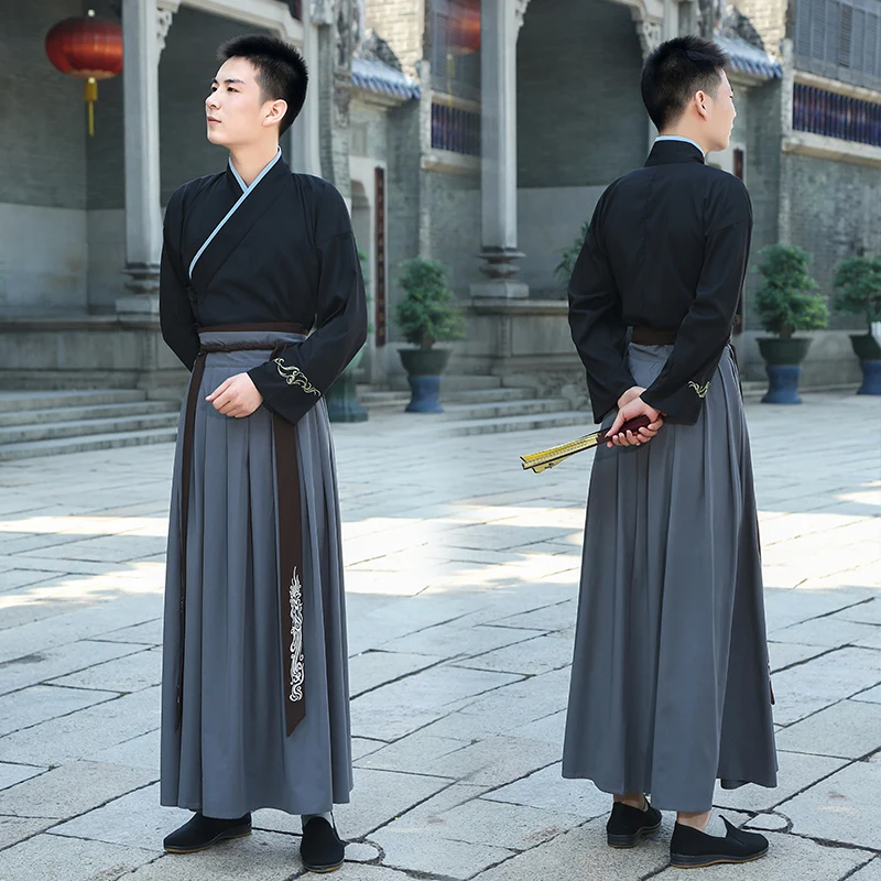 

Chinese ancient Costume Hanfu Male Traditional men Clothes Martial arts clothing Film TV Party Stage Performance garment