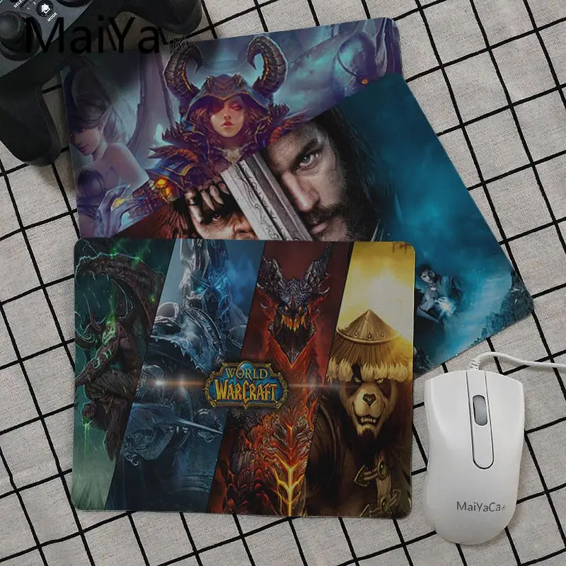 Maiya новые коврики для компьютерной игровой мыши с принтом Warcraft Гладкий коврик для письма настольные компьютеры коврик для игровой мыши
