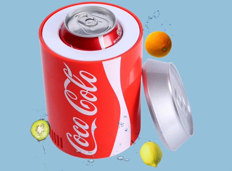 Мини usb Холодильник, охладитель, нагреватель, бутылка Cola, двойное использование, для домашнего общежития, DC 5 в 12 В, автомобильный офисный холодильник, компьютер, охладитель вина