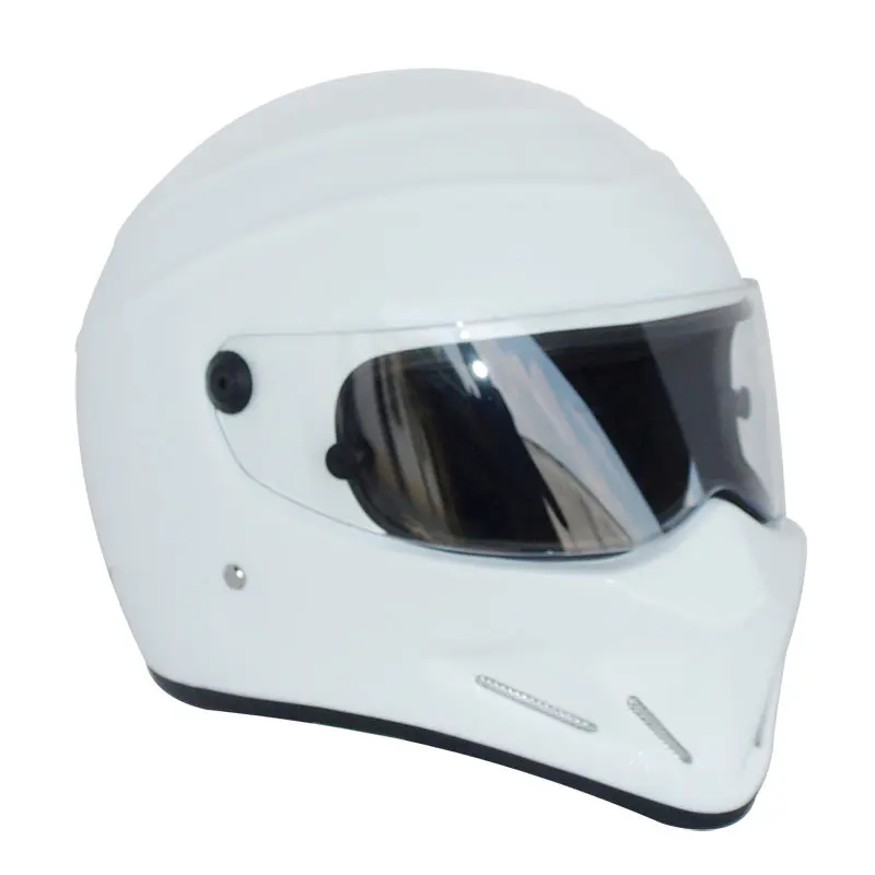 MJMOTO 2018 Новый Полнолицевой мотоциклетный шлем из ФАП для TopGear Стига Casco Симпсона 5