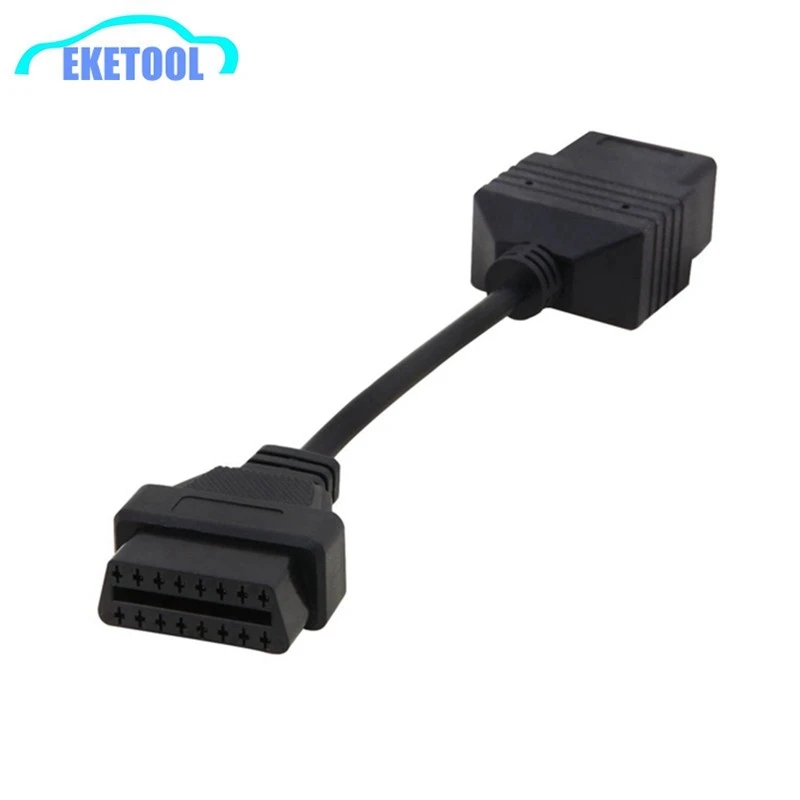 

OBD1 Для Toyota 17 Pin к OBD2 16Pin Female OBD Удлинительный кабель-коннектор автомобильный диагностический адаптер для Toyota 17 Pin