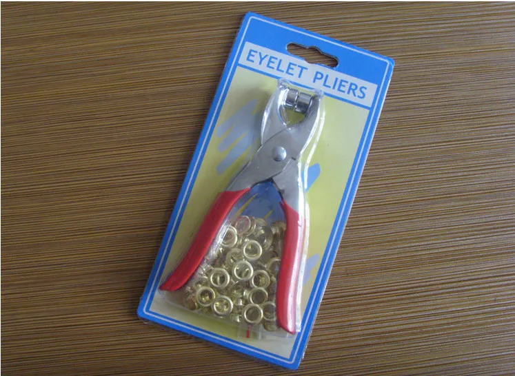 Бесплатная доставка плоскогубцы 7 мм с люверсами инструмент золотыми для работы