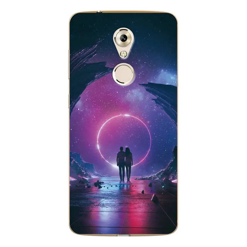 Для ZTE Axon 7 Mini Case 5 2 &quotмобильный телефон задняя крышка сумка тигр животных Чехлы