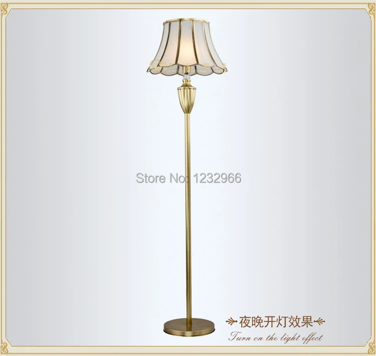 Роскошная медная Напольная Лампа Fortuny Moda Современная стандартная лампа