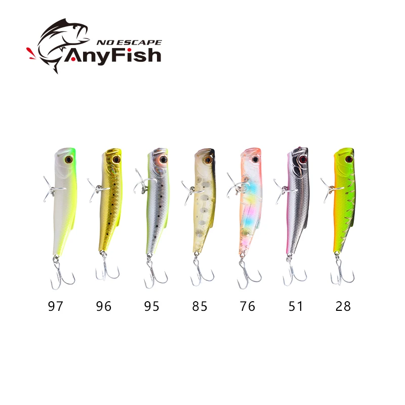 ANYFISH STAR POP75 плавающая приманка для рыбалки искусственная 7 5 см 9 г жесткая с 2