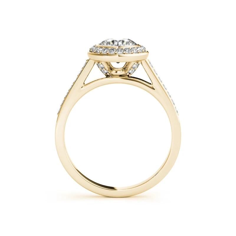 AINUOSHI роскошные кольца из стерлингового серебра 925 пробы желтого золота Anillo nupcial 1