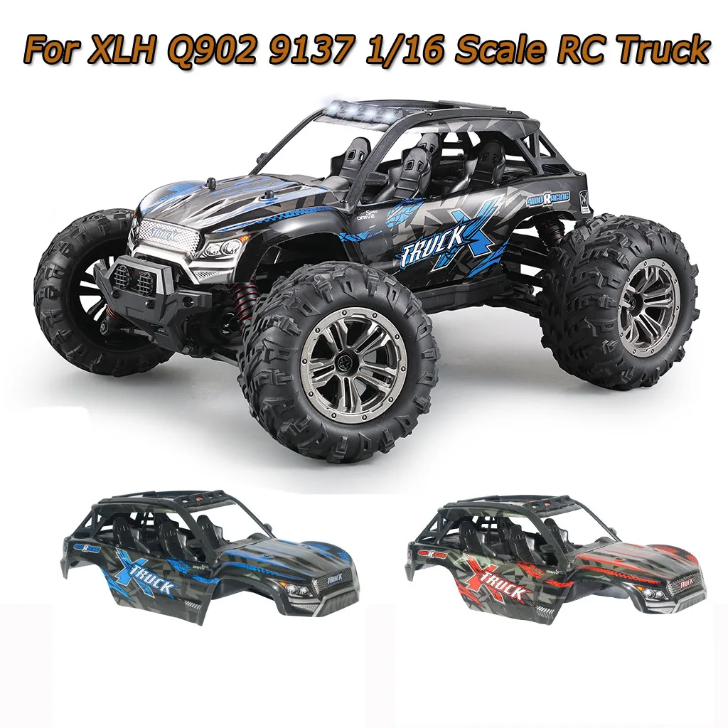 XLH Q902 9137 1/16 внедорожник нитро RC корпус грузовика крышка Новое поступление Прямая