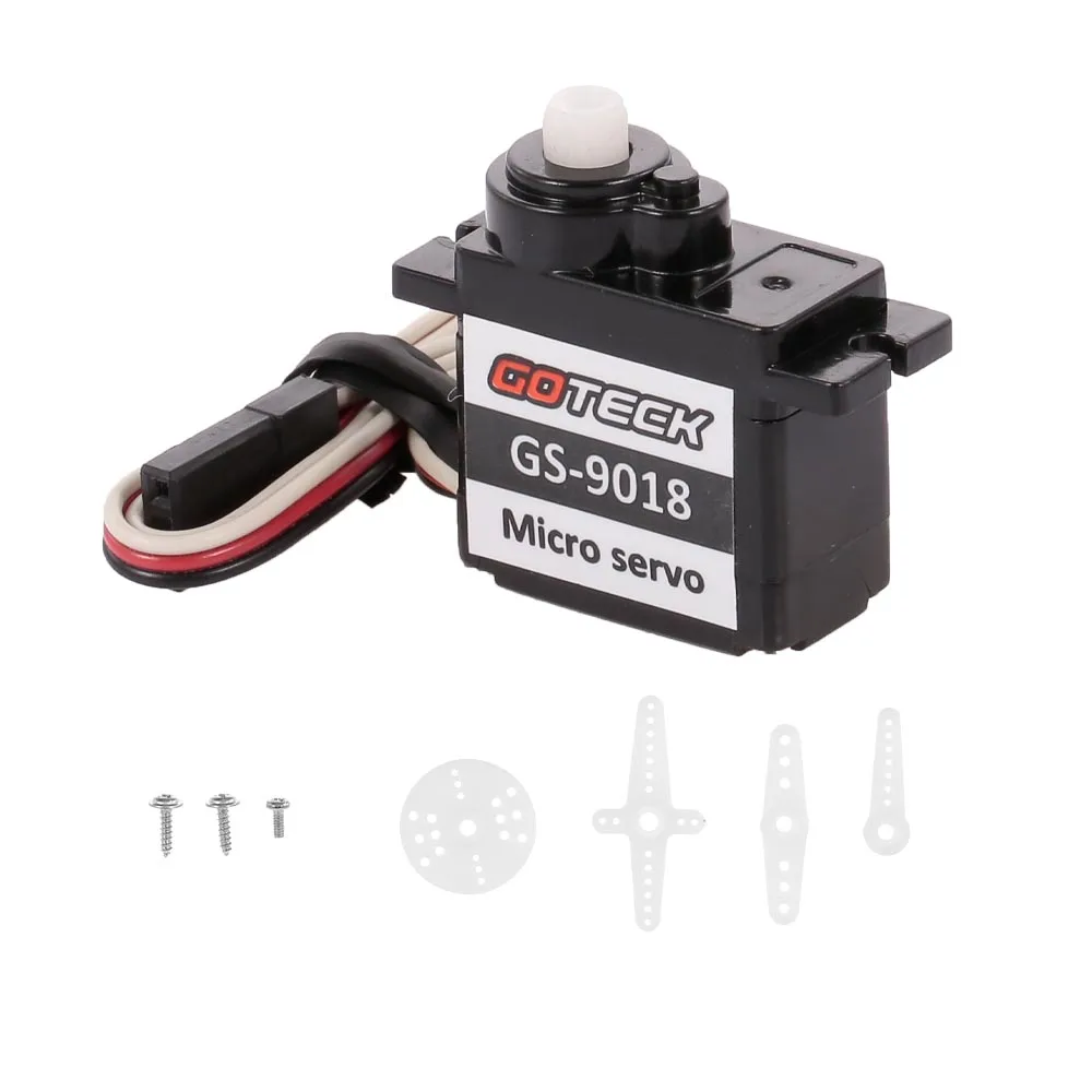 GOTECK GS-9018 микро Аналоговый сервопривод 1 7 кг 0.12Sec 500mA на остановке 600mA без нагрузки