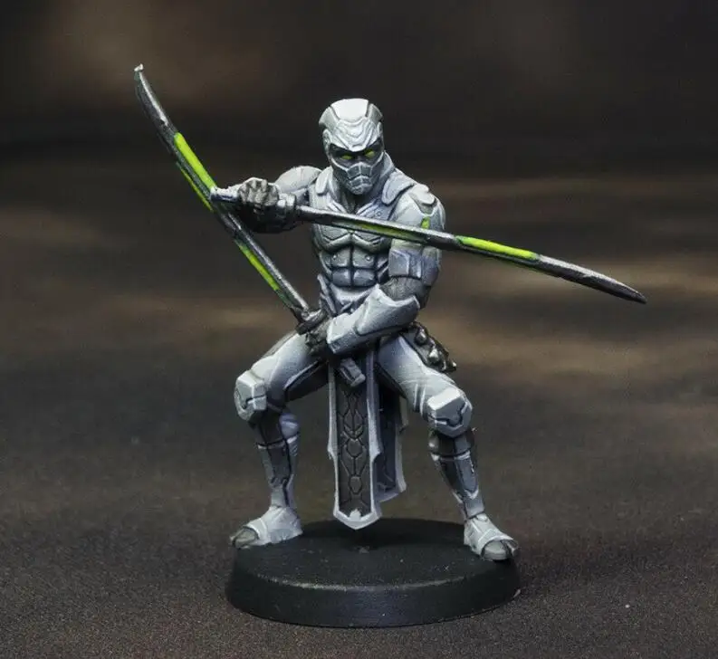 Пирамида 9 Taiyo Cyborg ниндзя RPG Wargame мини окрашенные (комиссия)|Аксессуары для