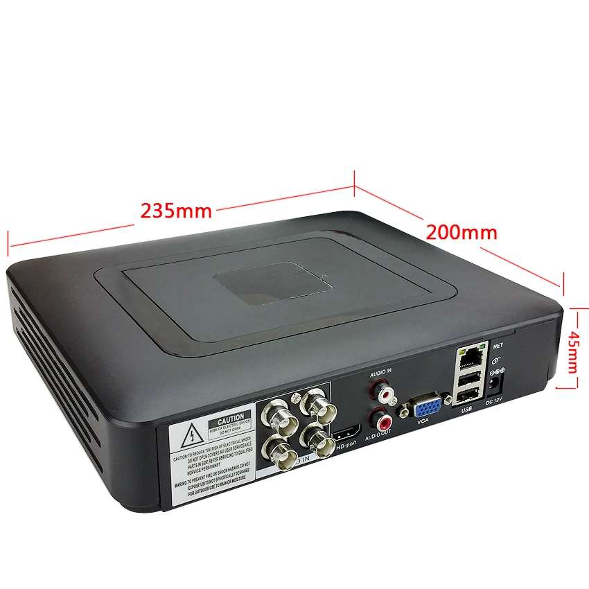 4Ch HVR MINI 5 in 1 Hybrid 1080N CCTV Mini DVR Recorder AHD / Analog TVI CVI IP NVR | Безопасность и защита