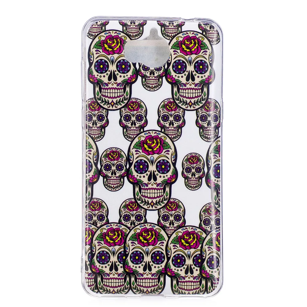 For Huawei Y6 2017 Case MYA-L11 MYA-L41 Silicon Soft TPU Back case coque Nova Young MYA L11 L41 phoen cover bags |