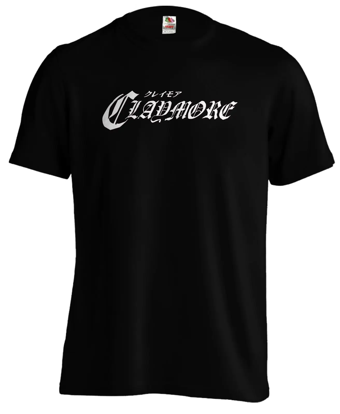 Футболка с логотипом Claymore футболка аниме новые футболки мангой Забавные топы