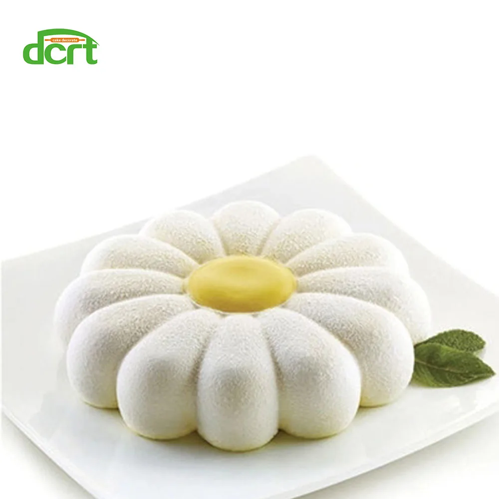 

DIY Flower shape Silicone Molds for Cake Chocolate Mousse Pastry Tools Cake Decorating baking mold