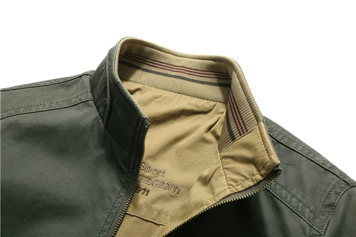 Новая весенняя AFS JEEP куртка мужская куртка-бомбер veste homme Тактическая Военная Мужская куртка и пальто размера плюс 4XL