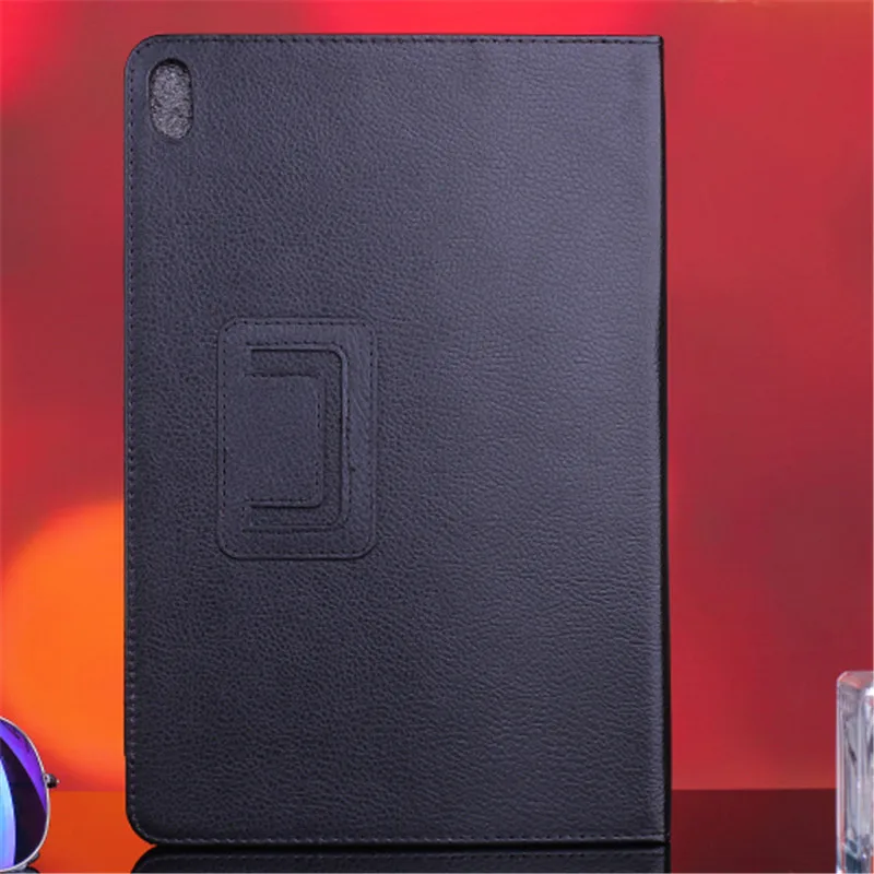 Чехол для lenovo Idea Tab A10-70 A7600 A7600h A7600f Flio из искусственной кожи, подставка для планшета A7600 A10-80h, 10,1 дюймов - Цвет: Черный