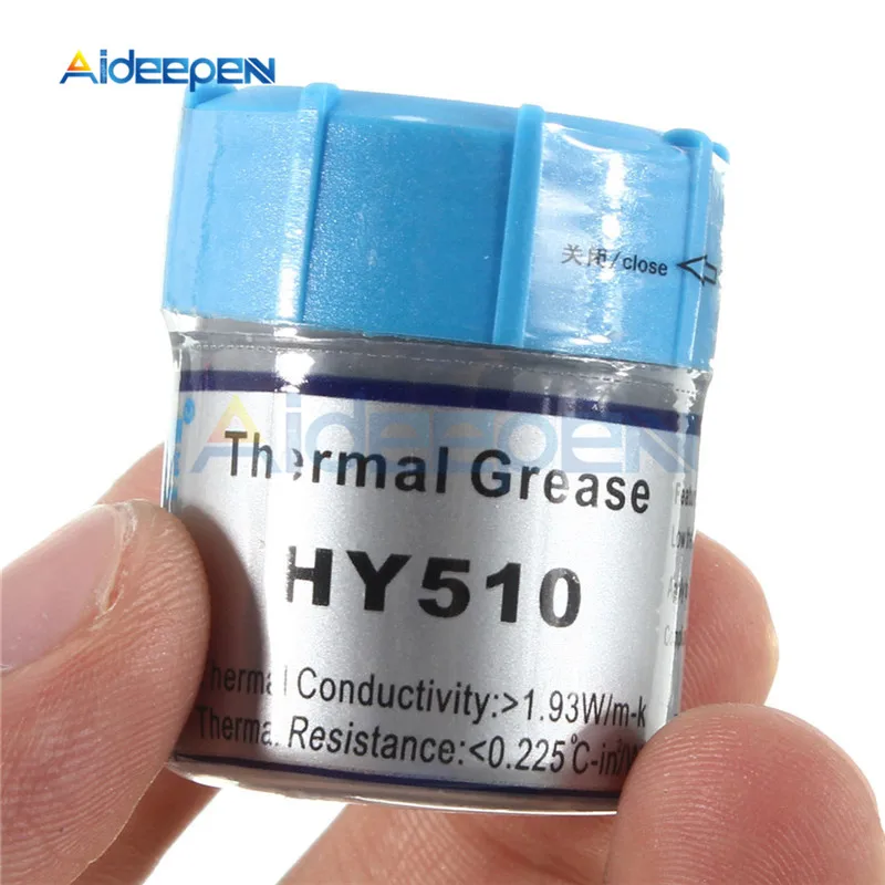 Серая силиконовая смазка HY410 HY510 HY710 HY810 термопроводящая паста серебристая