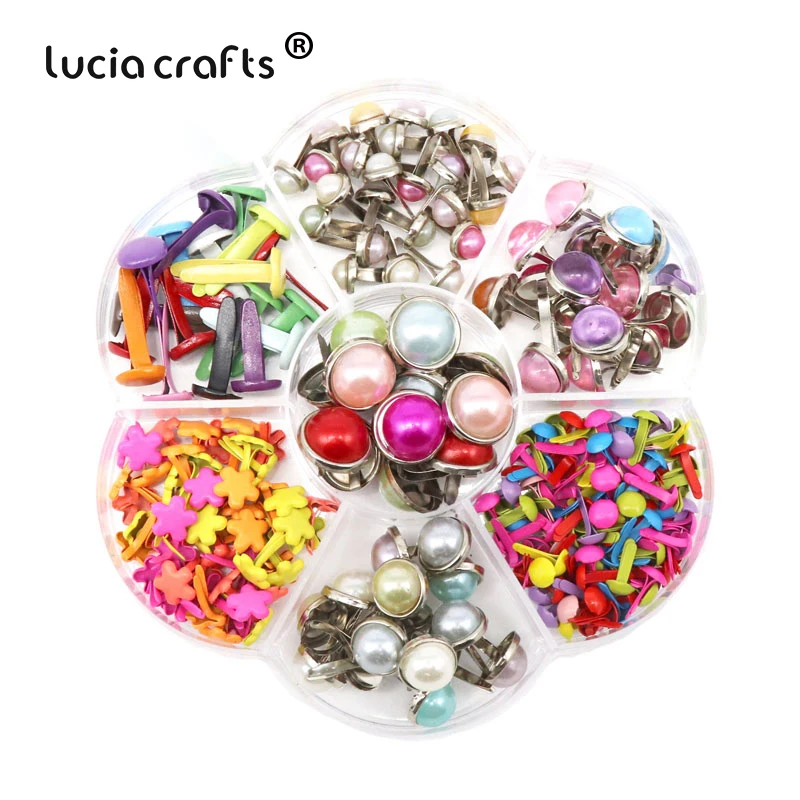 Lucia crafts 1 кор./лот разные стили окрашивание металла штифтики для DIY альбом декор украшения для скрапбукинга аксессуары G1310