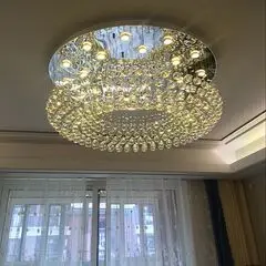 1 1,5, 2, 3 метра, светодиодный, овальный, для гостиной, хрустальный светильник, высококачественный, атмосферный, потолочный светильник для отеля, лобби, светодиодный светильник для комнаты