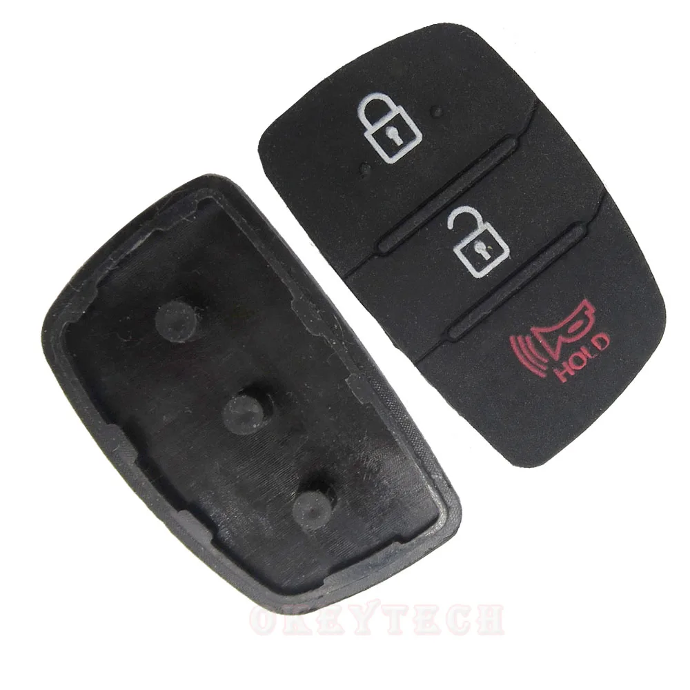 OkeyTech 3/4 кнопочный мягкий Сменный Чехол для автомобильного ключа Hyundai SANTA FE IX35 IX45