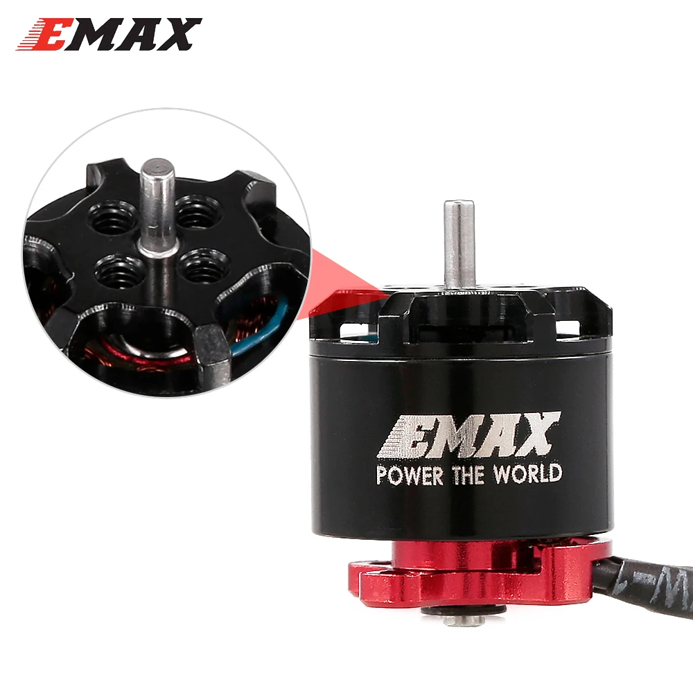 RC Motor EMAX RS1106 4500KV/6000KV/7500KV миниатюрный бесщёточный электродвигатель для FPV Racing MINI