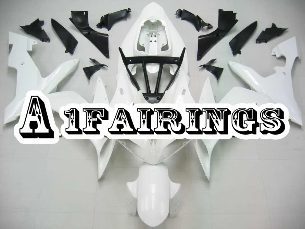 Complete Sportbike Covers for Yamaha R1 Year 2004 2005 2006 04 05 06 ABS Plastic Injection Motorbike Cowling Preal White Hulls