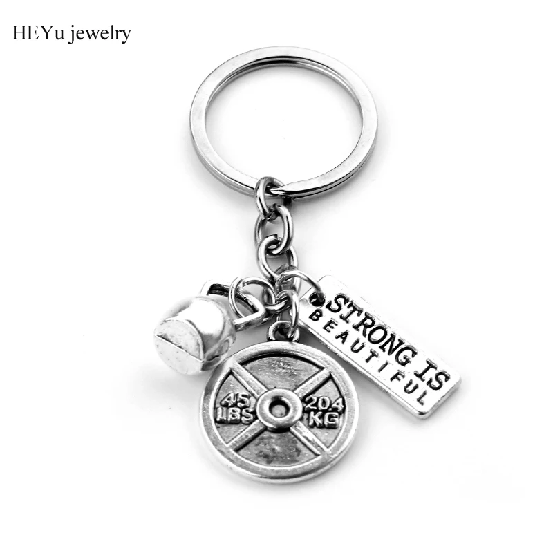 Гантели Шарм Подвеска гири Crossfit Jewelry тренажерный зал Фитнес сильное тело призвал