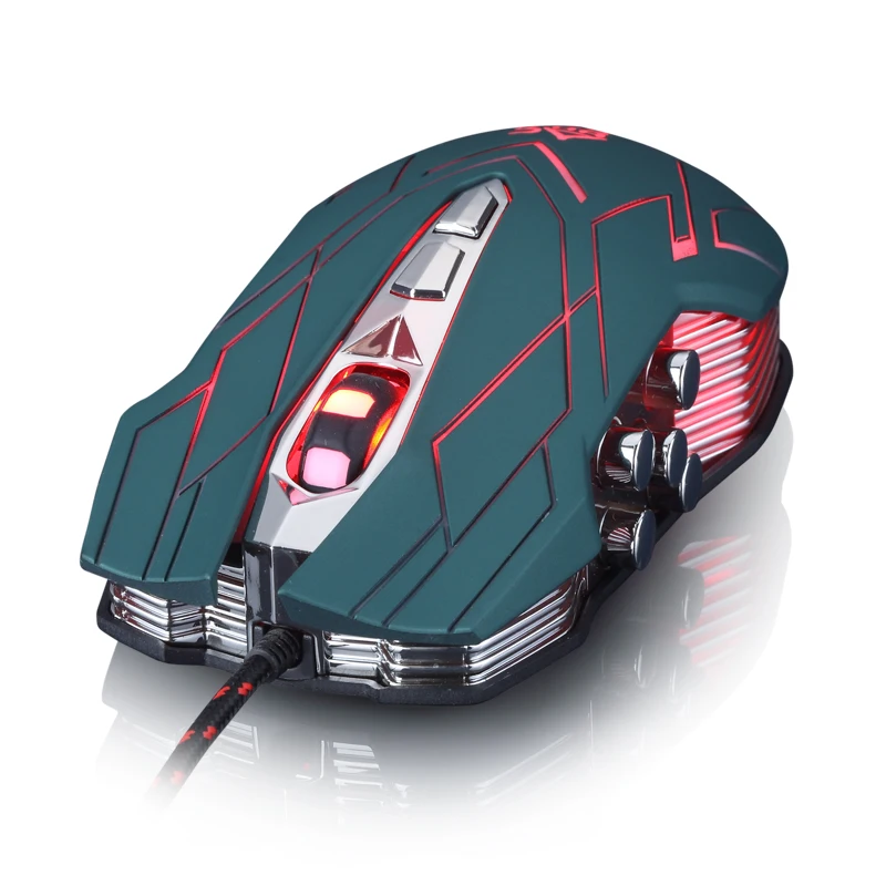 Hongsund новая игровая мышь Suzaku II + 800/1200/1600/2400 DPI USB 3D профессиональная